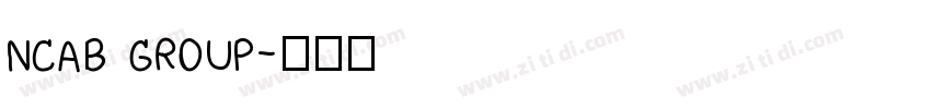 NCAB GROUP字体转换